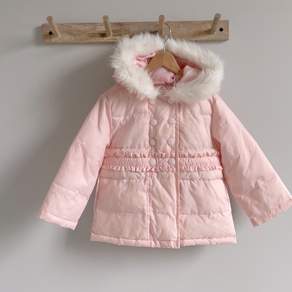 GYMBOREE | WINTER FAUX FUR HOOD JACKET